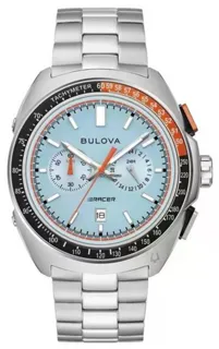 Bulova Racer Chronograph 98B432 42mm Stainless steel Blue