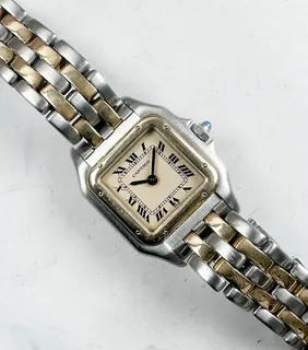 Cartier Panthu00e8re de Cartier 1057917 Yellow gold and Stainless steel champagne