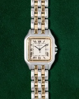 Cartier Galbee 2319 29mm Two Tone Yellow Gold White