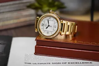 Cartier Pasha WJ1203H9 42mm Yellow gold White