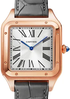 Cartier Santos Dumont WGSA0032 46.5mm Rose gold Silver