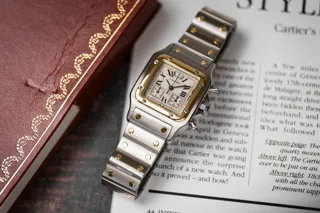 Cartier Santos W20042C4 29mm stainless steel$18ct yellow gold White