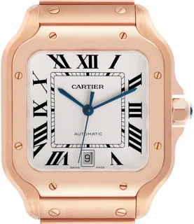 Cartier Santos WGSA0007 Rose gold Silver