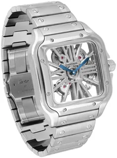 Cartier Santos WHSA0015 40mm Stainless steel Skeletonized