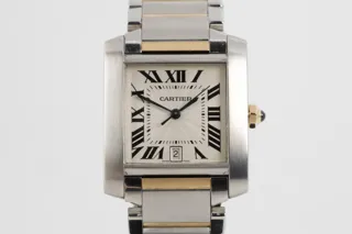 Cartier Tank Française 2302 28mm Stainless steel