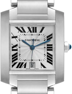 Cartier Tank Française W51002Q3 28mm Stainless steel Silver