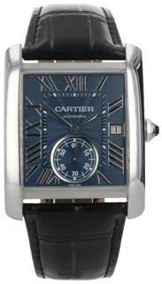 Cartier Tank MC 3589 Stainless steel Blue