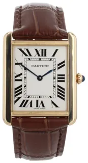 Cartier Tank Solo 2742 27mm Stainless steel White