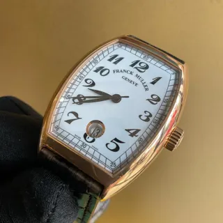 Franck Muller 7851 SC DT 48.5mm Rose gold White