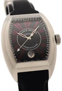 Franck Muller Conquistador 8005 sc 48mm Stainless steel Black