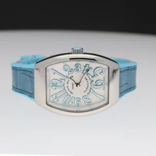 Franck Muller Vanguard V 32 QZ AC BL Stainless steel Silver