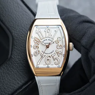 Franck Muller Vanguard V 32 SC AT FO 5N BC 32mm Rose gold White