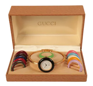 Gucci Change 1100L Gold-plated White