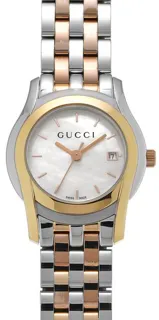 Gucci 5500L 27mm Stainless steel White