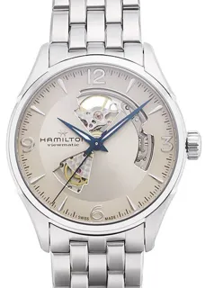 Hamilton Jazzmaster Open Heart H32705121 42mm Stainless steel Beige