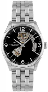 Hamilton Jazzmaster Open Heart H32705131 Stainless steel Black