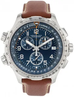 Hamilton Khaki Aviation H77922541 Stainless steel Blue