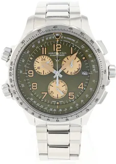 Hamilton Khaki Aviation H77932160 Stainless steel Green