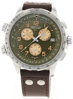 Hamilton Khaki Aviation H77932560 Stainless steel Green