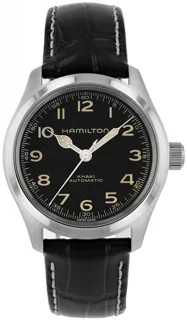 Hamilton Khaki Field H70405730 Stainless steel Black