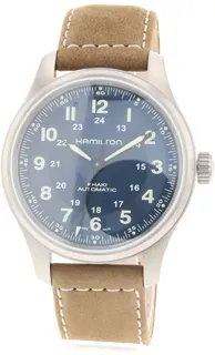 Hamilton Khaki Field H70545540 Titanium Blue