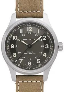 Hamilton Khaki Field H70545550 Titanium Black