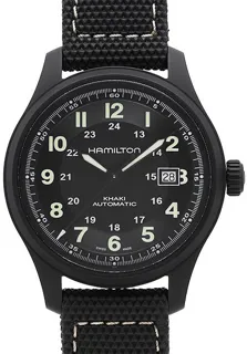 Hamilton Khaki Field H70575733 Titanium Black