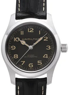 Hamilton Khaki Field H70605731 Stainless steel Black