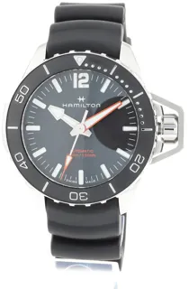 Hamilton Khaki Navy H77825330 Stainless steel Black