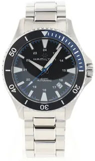 Hamilton Khaki Navy H82315131 Stainless steel Black