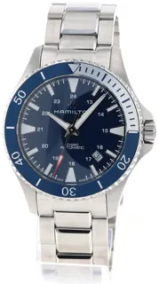 Hamilton Khaki Navy H82345141 Stainless steel Blue