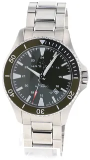 Hamilton Khaki Navy H82375161 Stainless steel Green