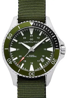 Hamilton Khaki Navy H82375961 Stainless steel Green