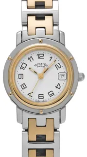 Hermès Clipper CL4.220 24mm Stainless steel White