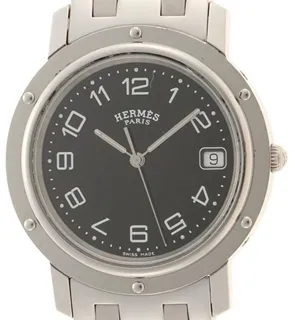 Hermès Clipper CL6.710 36mm Stainless steel Black