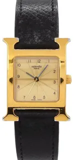 Hermès Heure H HH1.201 21mm Yellow gold and Stainless steel Golden