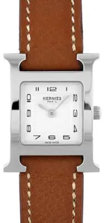 Hermès Heure H HH1.210 30mm Stainless steel White