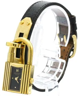 Hermès Kelly BF578290 20mm Yellow gold Black