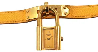 Hermès 20mm Yellow gold and Stainless steel Golden