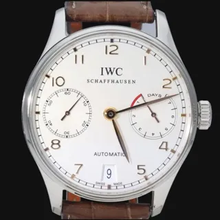 IWC Portugieser IW500114 42mm Stainless steel Silver