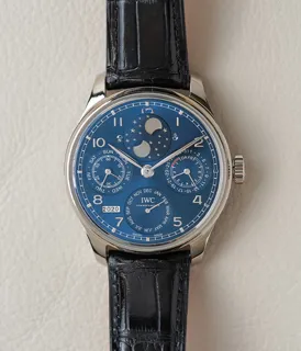 IWC Portugieser IW503401 44mm White gold Blue