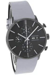 Junghans Form A Chronoscope 27/4371.00 Stainless steel and Black PVD Black