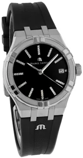 Maurice Lacroix Aikon Quartz AI1106-SS000-350-2 Stainless steel Black