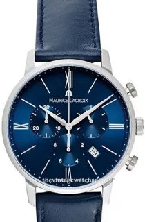 Maurice Lacroix Eliros EL1098-SS001-410-1 Stainless steel Blue