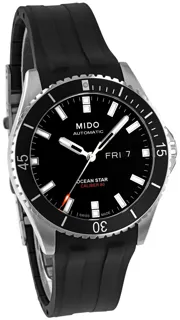 Mido Ocean Star M026.430.17.051.00 Stainless steel Black