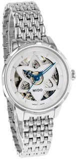 Mido Rainflower M043.236.11.101.00 34mm Stainless steel White