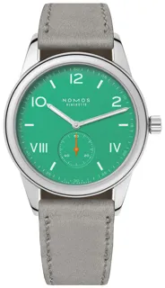 NOMOS Club 726 Stainless steel Green