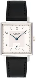 NOMOS Tetra 401 Stainless steel White