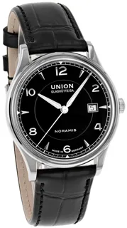 Union Glashütte Noramis D016.407.16.057.00 Stainless steel Black