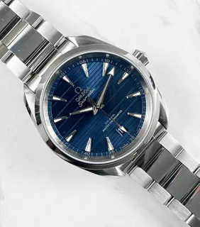 Omega Aqua Terra 220.10.38.20.03.001 38mm Stainless steel Blue